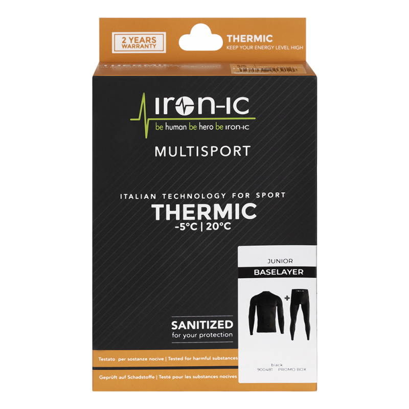 OTROŠKO TERMO PERILO – KOMPLET | BLACK | 110-116 | Diel