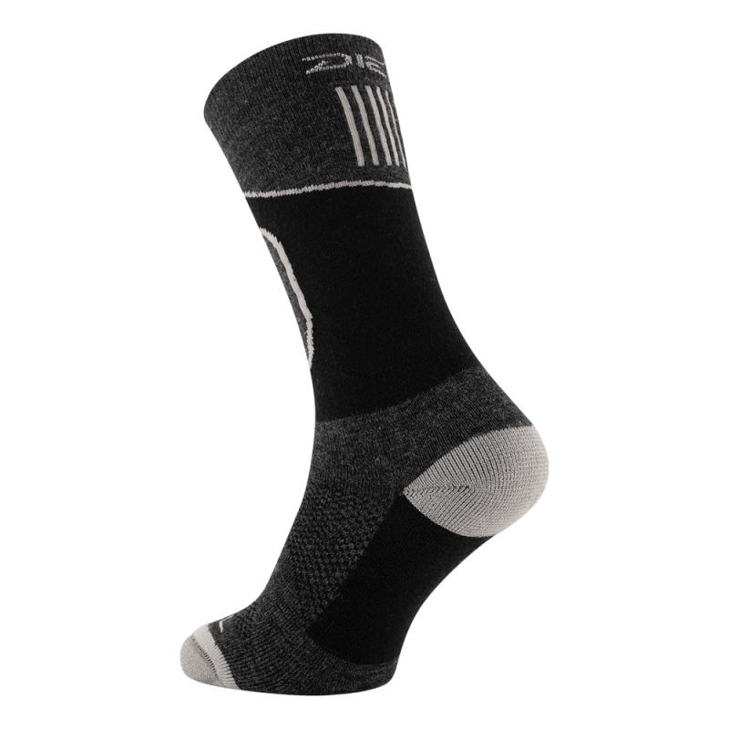 Otroške nogavice z merino volno | black | 31 - 34 | Diel